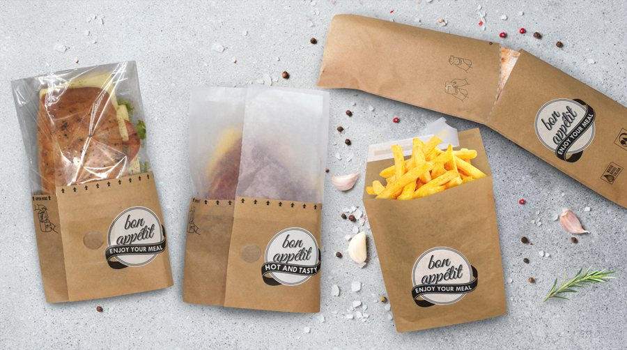 Weber elimina el plástico de sus artículos de embalaje flexible para take away